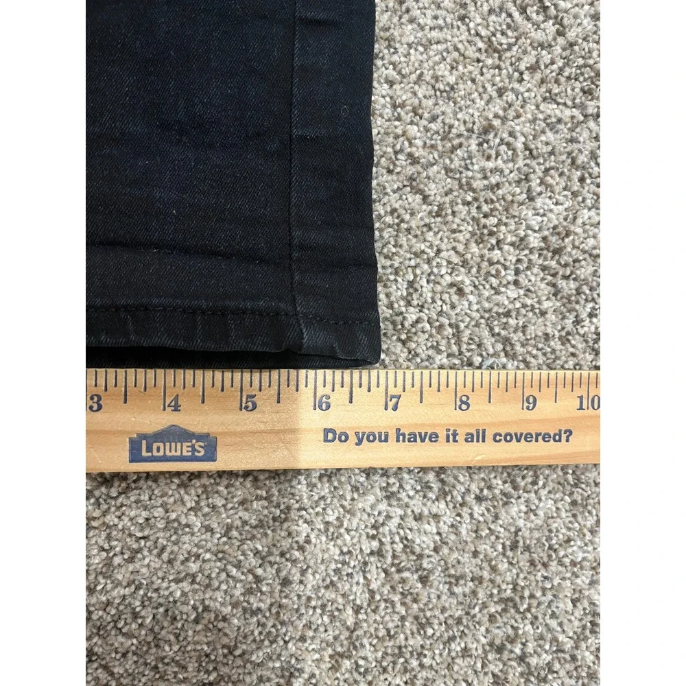 Reason 36 Supply Co Mens Black Distressed Floral Patch Slim Jeans 38 DE-45